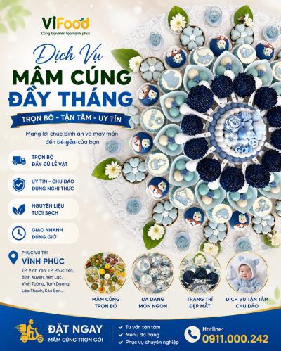 Dịch Vụ Mâm Cúng Đầy Tháng Tại Thuận An Bình Dương