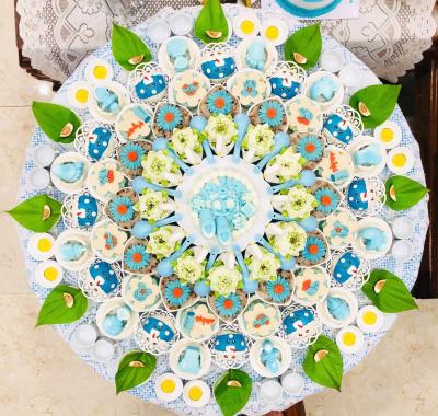 Mâm Cúng Đầy Tháng Bé Gái ( Gói Căn Bản )