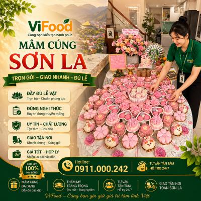 Mâm Cúng Thôi Nôi Đẹp – Tiện Lợi – Tiết Kiệm Chi Phí Tại Sơn La