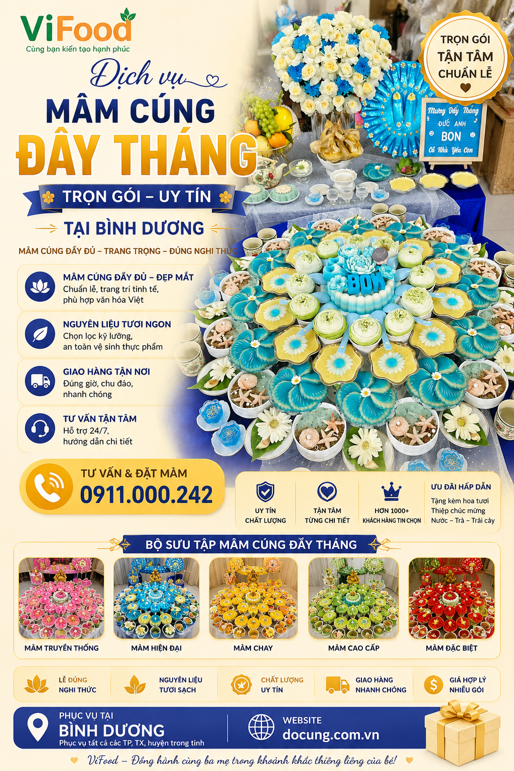 mâm cúng đầy tháng tại thuận an mâm cúng đầy tháng tại thuận an