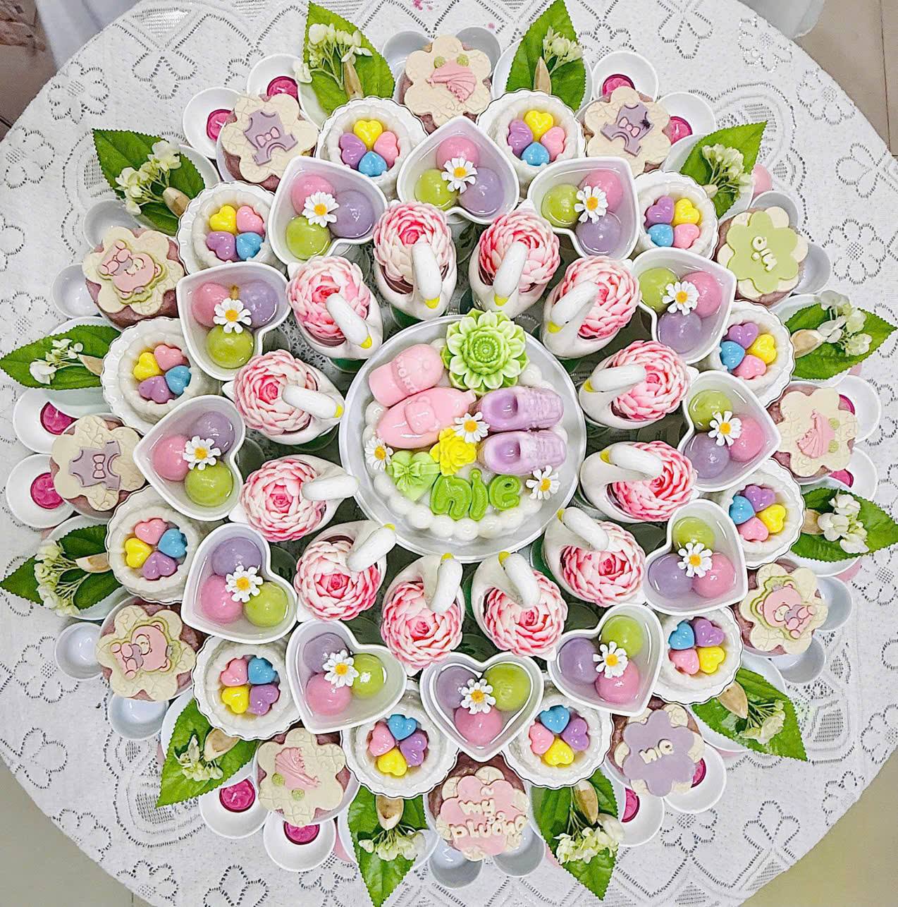 mâm cúng thôi nôi tại ninh bình