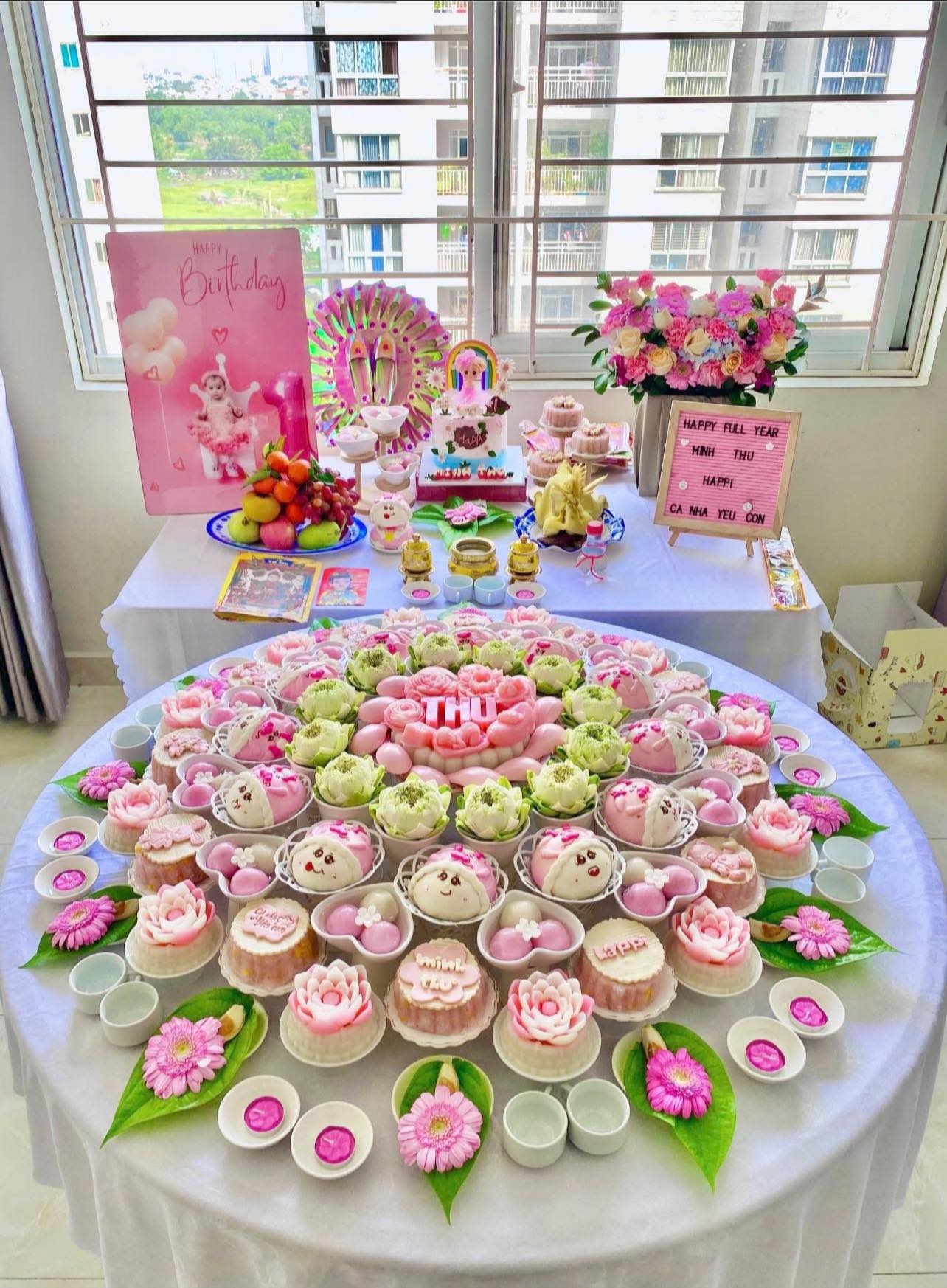 mâm cúng thôi nôi tại tân phú