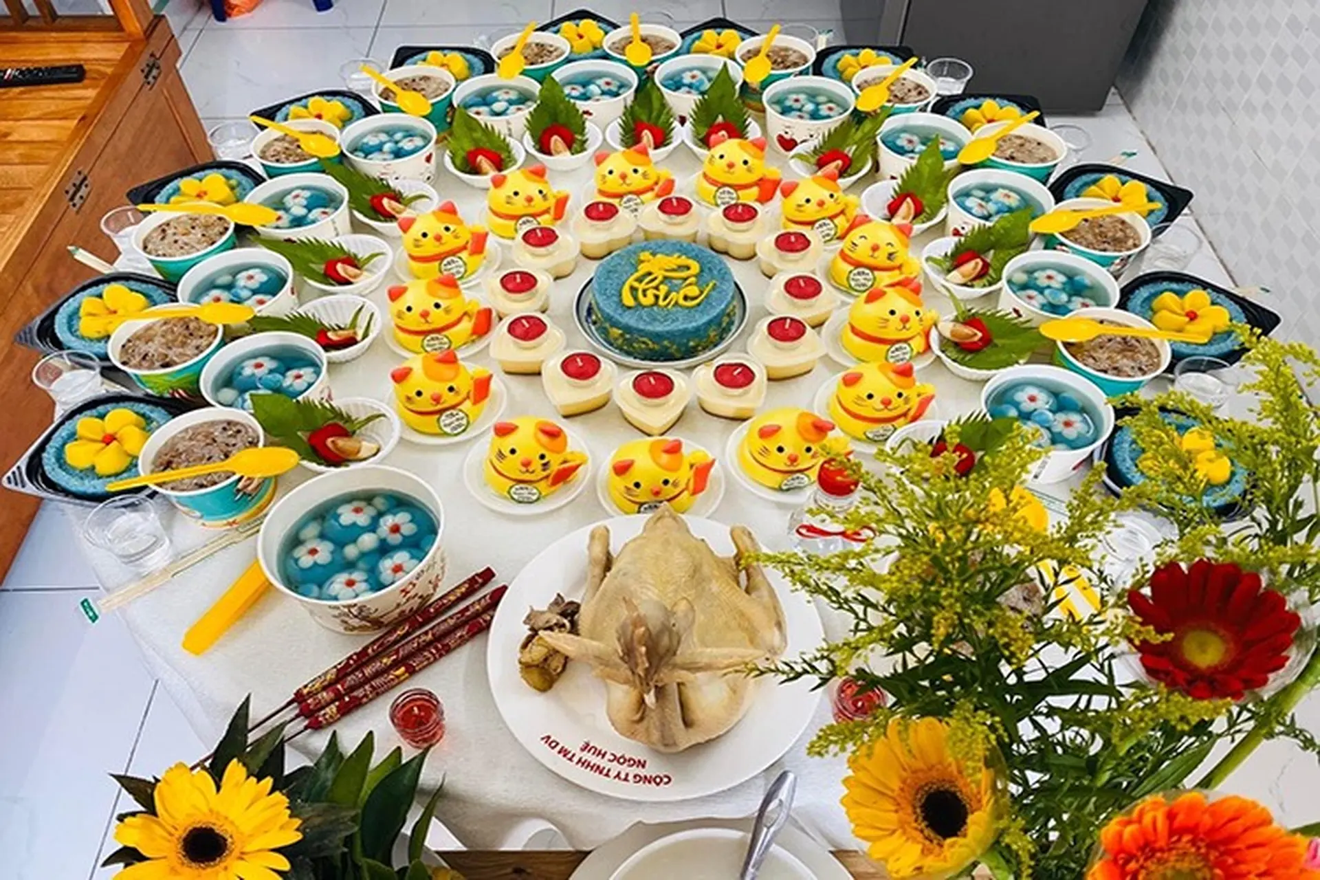 mâm cúng thôi nôi tại kiên giang