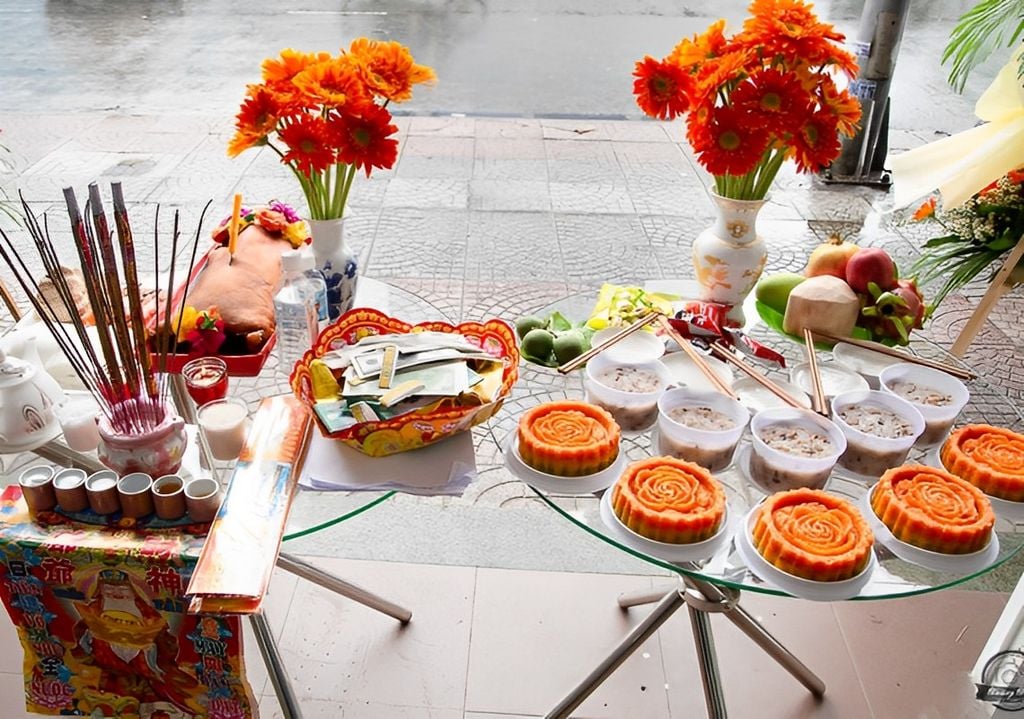 mâm cúng khai trương tại tuyên quang