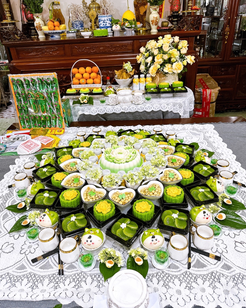 mâm cúng thôi nôi tại tiền giang